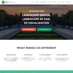 WTG Offshore Landscape Design Outsourcing